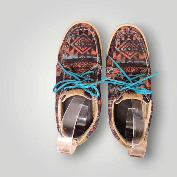 Twisted X Hooey Loper Aztec Womens Size 7.5 M Southwestern Cowgirl Colorful - Picture 12 of 14